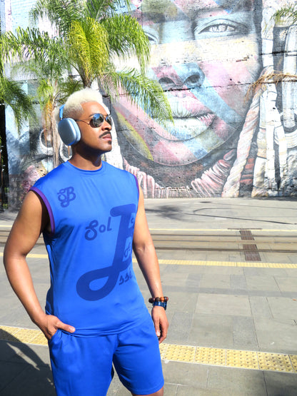 The Royal Blue B Vest – A Statement of Power & Prestige