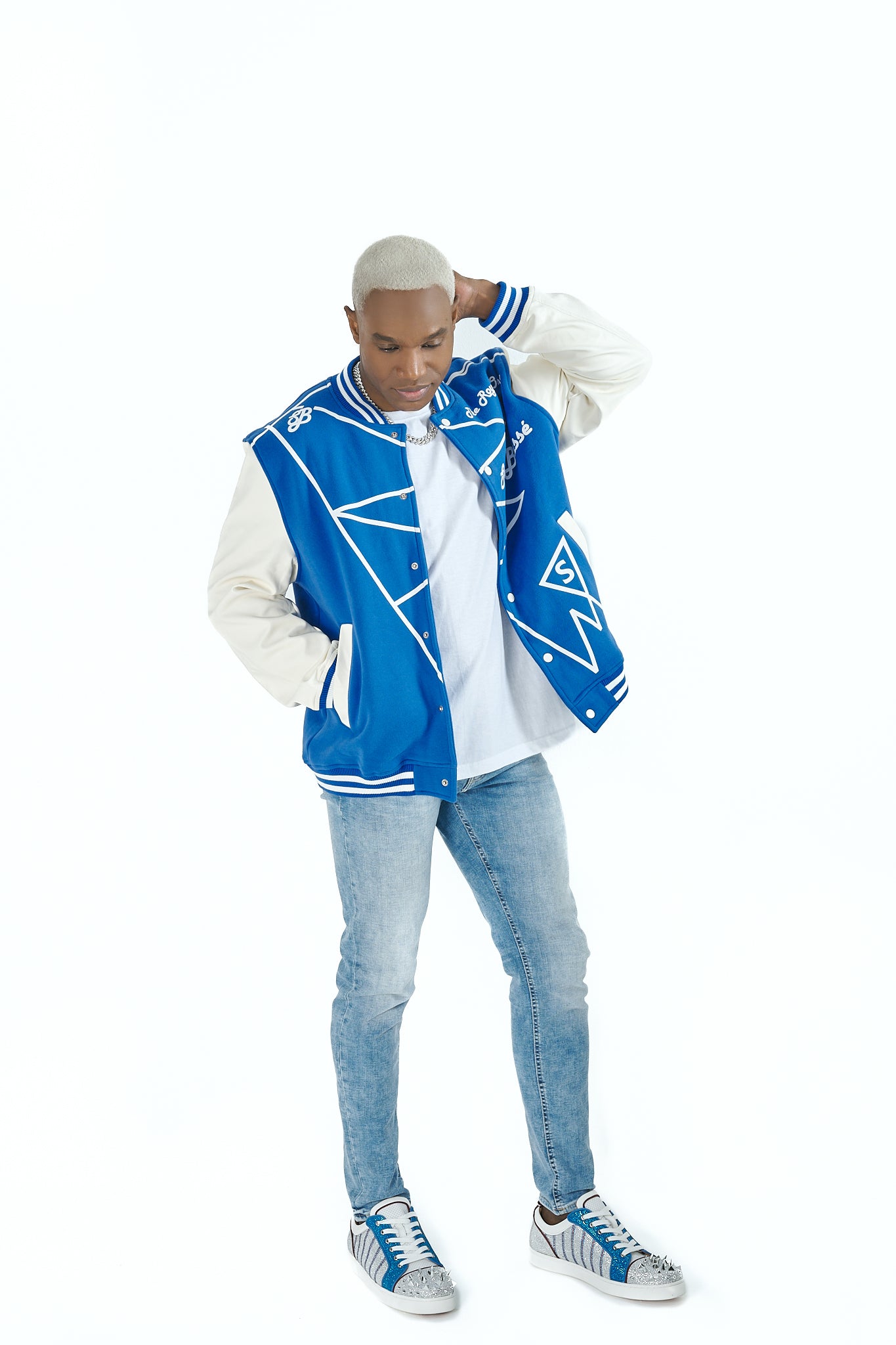 The Royal Blue Cotton Baseball Jacket – A Standard of Prestige