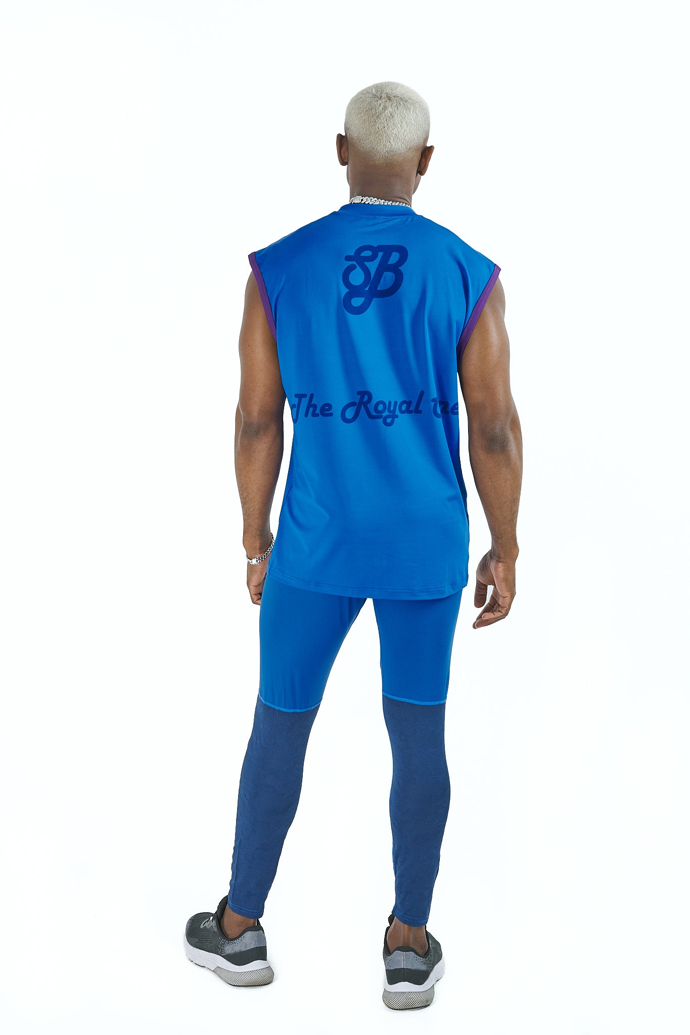 The Royal Blue B Vest – A Statement of Power & Prestige