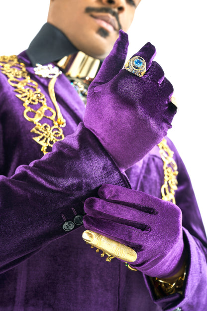 The Purple Velvet Jacket – A Regal Emblem of Prestige