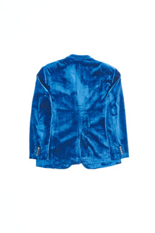 The Blue Velvet Jacket – A Regal Emblem of Prestige