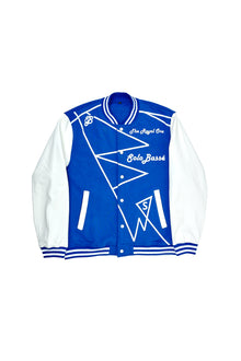 The Royal Blue Cotton Baseball Jacket – A Standard of Prestige