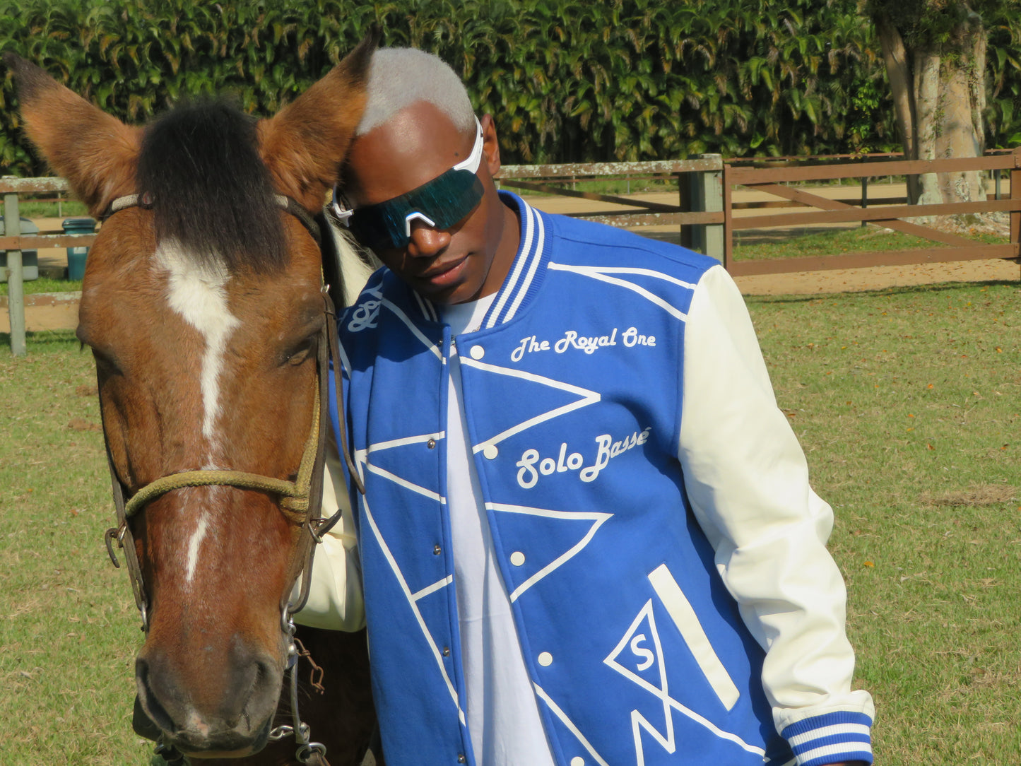 The Royal Blue Cotton Baseball Jacket – A Standard of Prestige